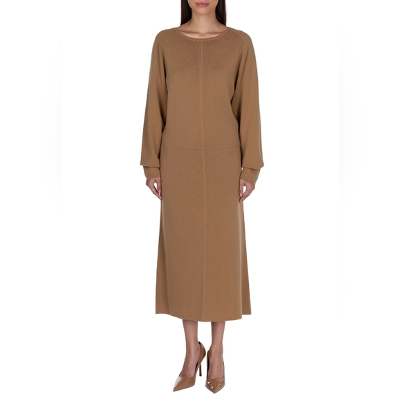 Luisa Spagnoli Dresses & Skirts - NWT Luisa Spagnoli Metadico Virgin Wool Knit Dress Large